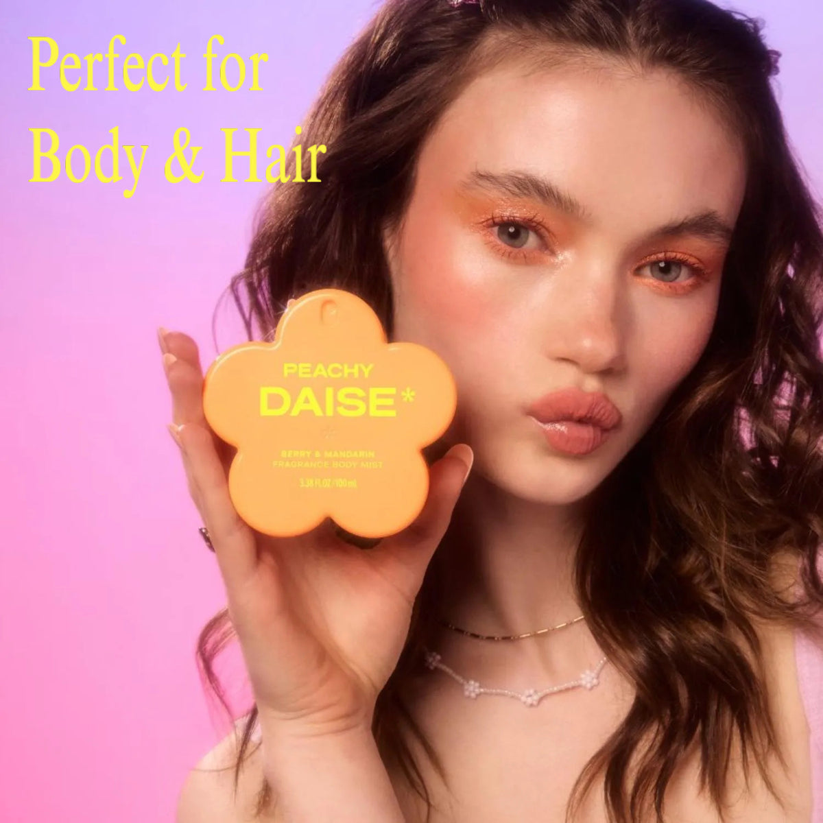 [DAISE] Mini Peachy Body Mist + Dollface Charm - 1.01 fl oz