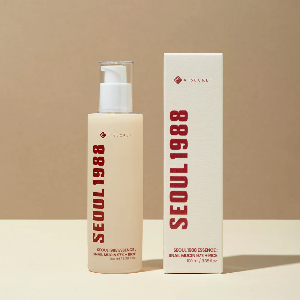 [KSECRET] SEOUL 1988 Essence : Snail Mucin 97% + Rice - 100ML