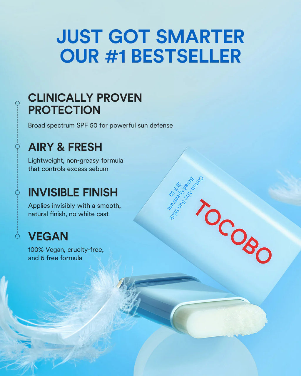 [TOCOBO] Cotton Airy Sun Stick - 19G