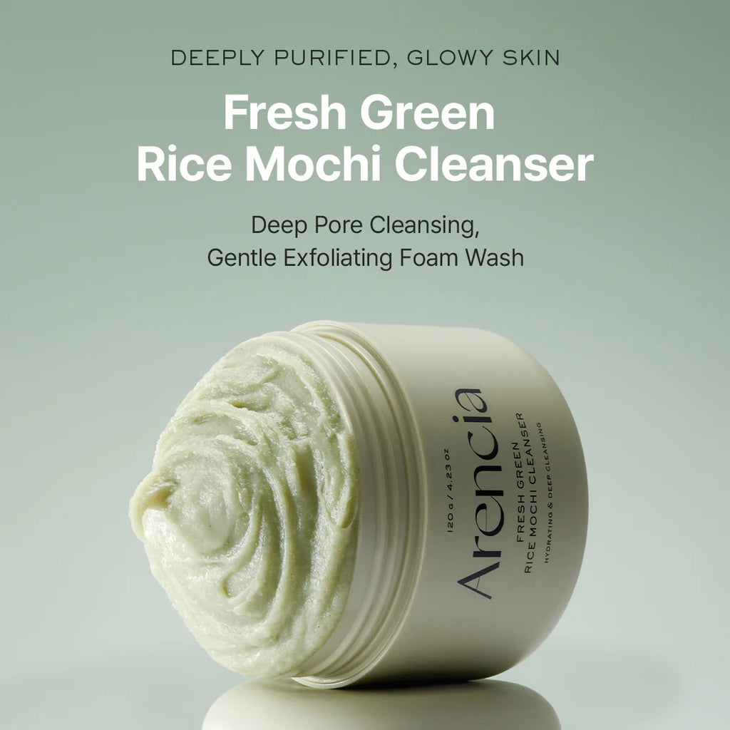 [ARENCIA] FRESH GREEN RICE MOCHI CLEANSER - 120G