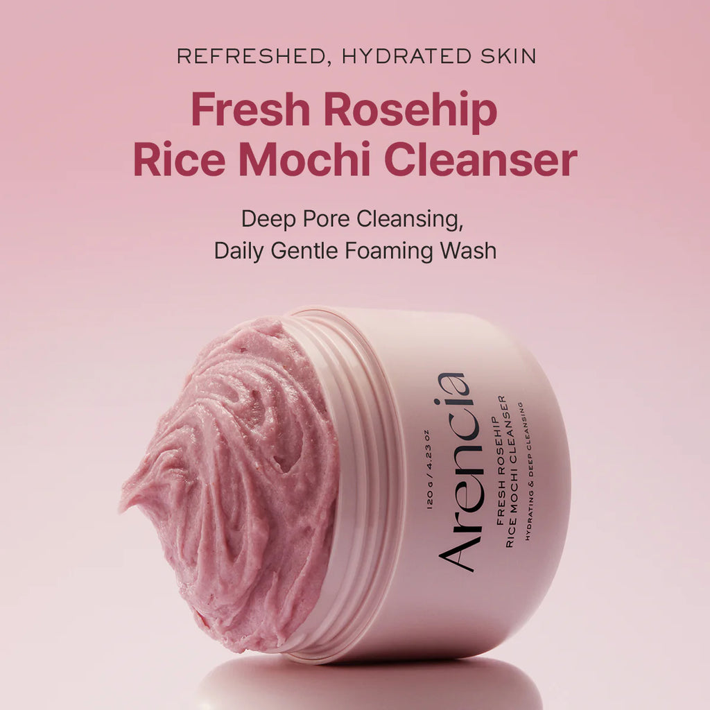 [ARENCIA] FRESH ROSEHIP RICE MOCHI CLEANSER - 120G