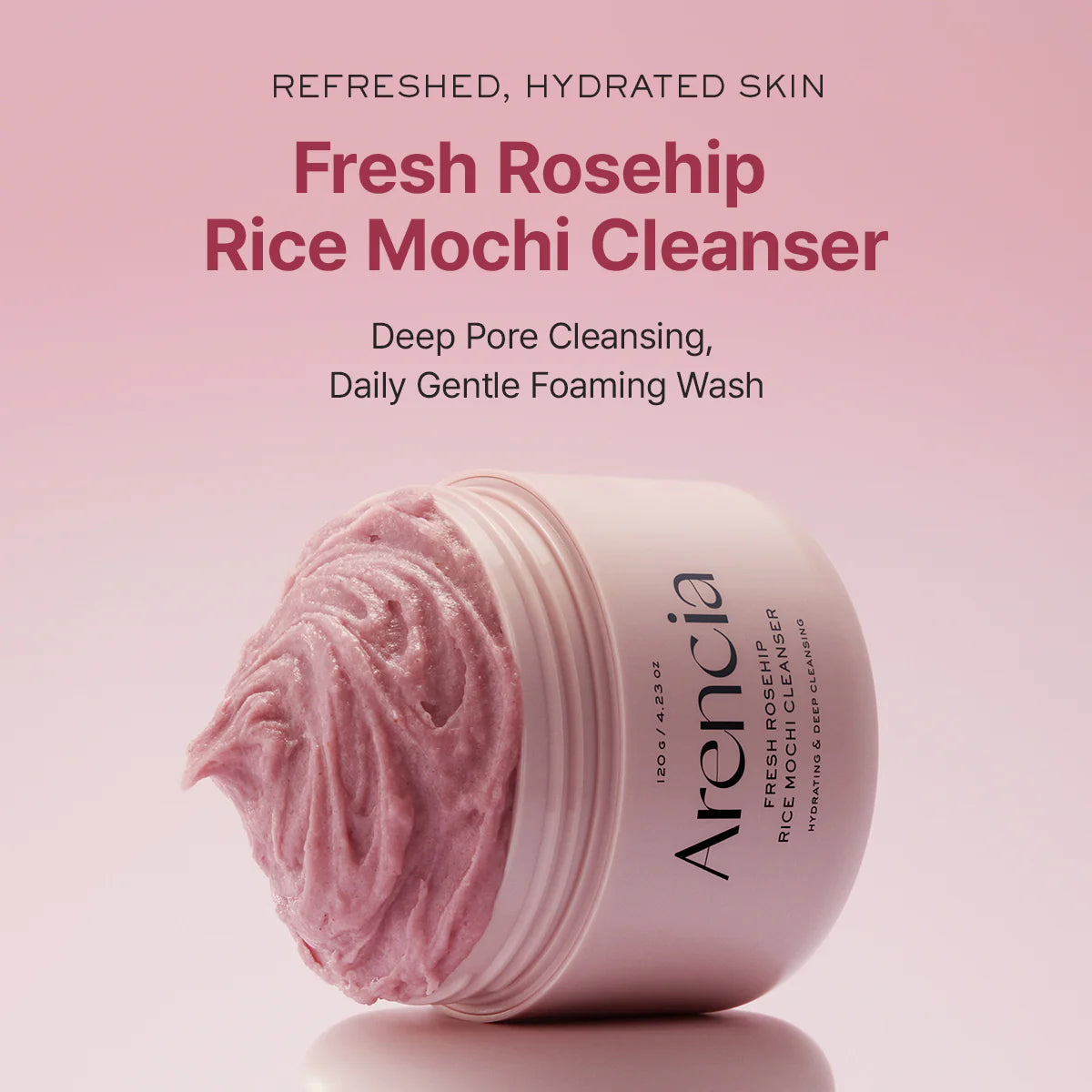 [ARENCIA] FRESH ROSEHIP RICE MOCHI CLEANSER - 120G