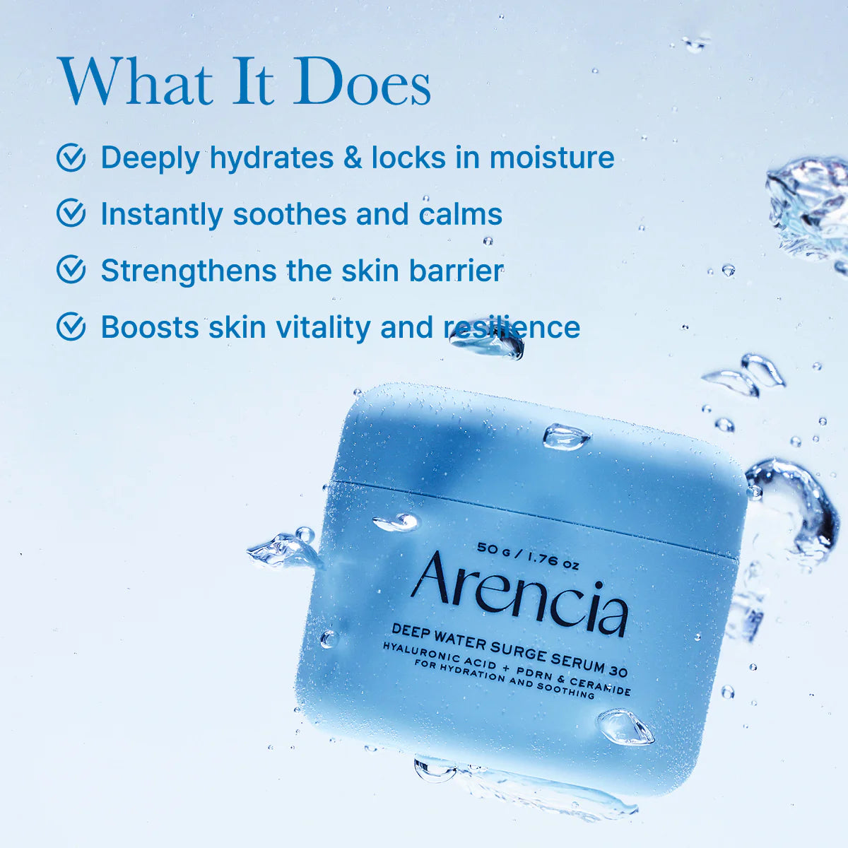 [ARENCIA] DEEP WATER SURGE SERUM 30 - 50G