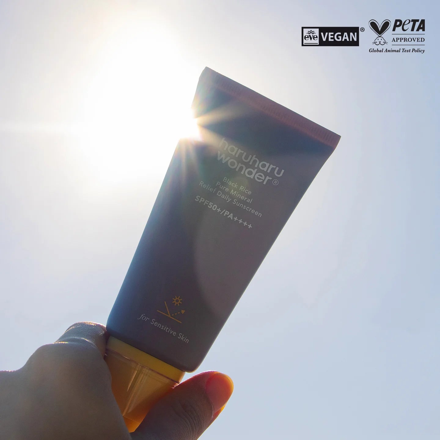 [HARUHARU WONDER] BLACK RICE PURE MINERAL RELIEF DAILY SUNSCREEN SPF50+ PA++++ - 50ML