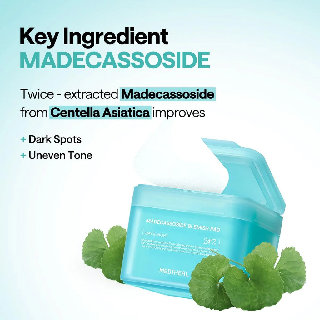 [MEDIHEAL] MADECASSOSIDE BLEMISH PAD - 100 PADS