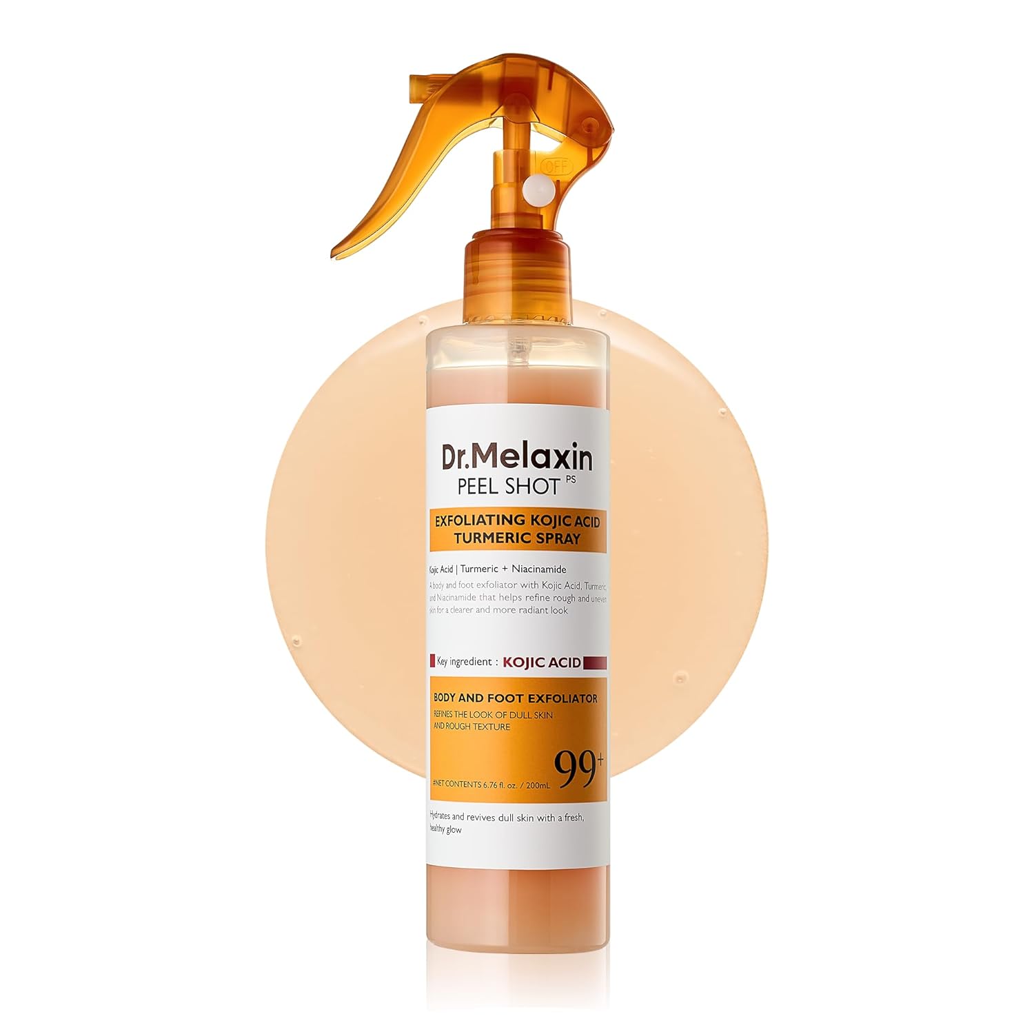 [DR.MELAXIN] Peel Shot Exfoliating Kojic Acid Turmeric Spray – 200ML