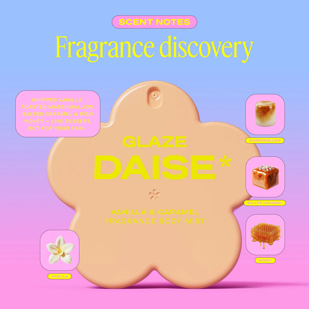 [DAISE] Mini Glaze Body Mist + Dollface Charm - 1.01 fl oz