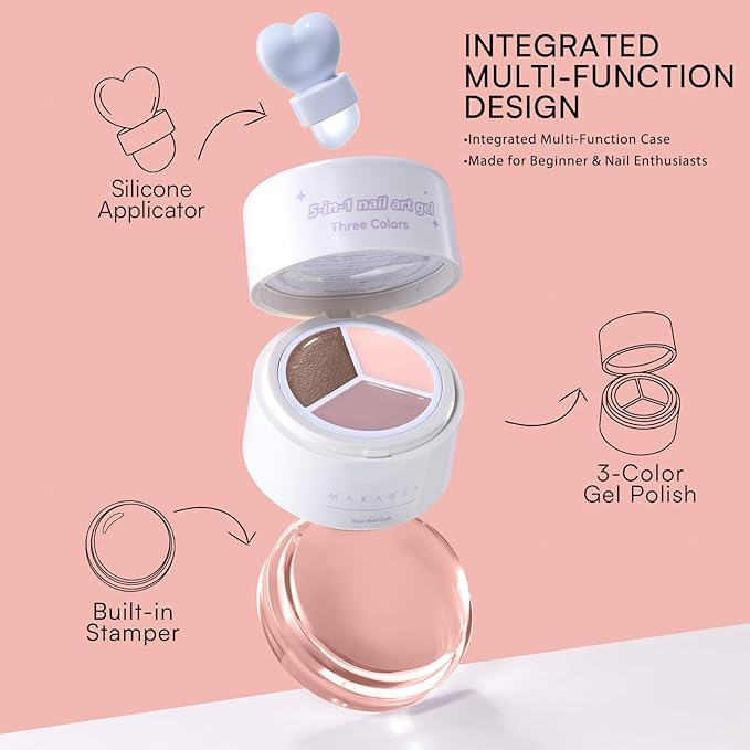 [MAKARTT] ColorPot 5-in-1 Nail Art Gel