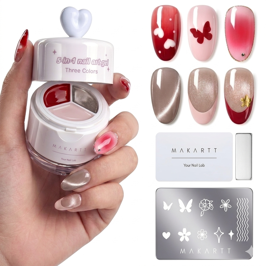 [MAKARTT] ColorPot 5-in-1 Nail Art Gel