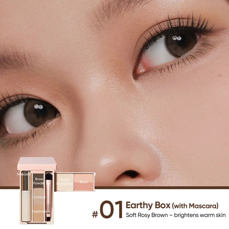 [JUDYDOLL] MINI MAKEUP PALETTE #01 EARTHY BOX
